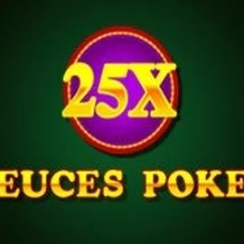 25x Deuces Poker slot logo by iSoftBet at Stonevegas Casino