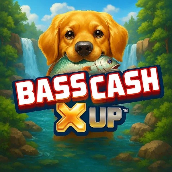 Bass Cash X UP logo by Alchemy Gaming at Stonevegas Casino
