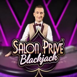 Blackjack Salon Privé slot logo by Ezugi at Stonevegas Casino