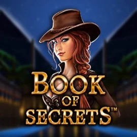 Book of Secrets slot logo by SYNOT Games at Stonevegas Casino