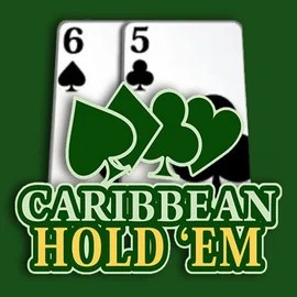 Caribbean Hold'em logo by Habanero at Stonevegas Casino