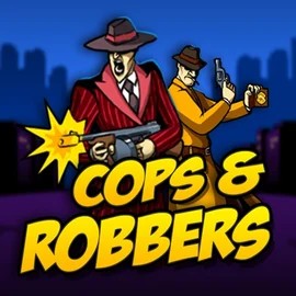 Cops and Robbers (Wizard Games) slot logo by Wizard Games at Stonevegas Casino