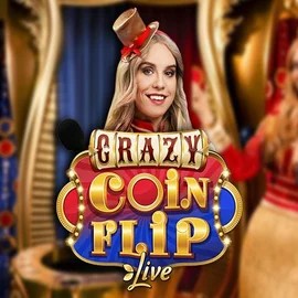 Crazy Coin Flip logo by Evolution at Stonevegas Casino