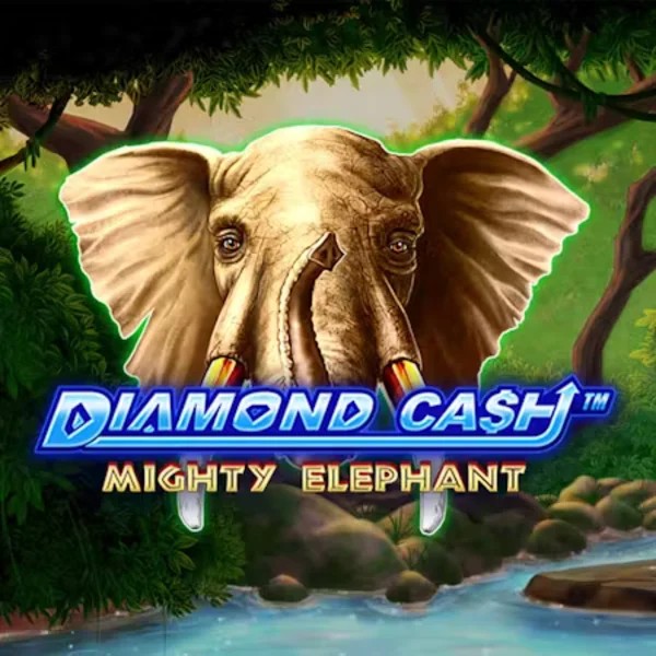 Diamond Cash Mighty Elephant slot logo by Greentube at Stonevegas Casino