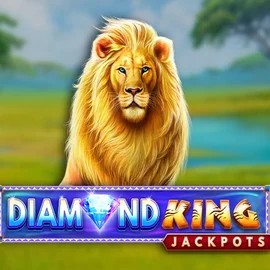 Diamond King Jackpots game by SpinPlay Games – logo hosted on Stonevegas Casino