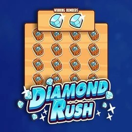 Diamond Rush online game logo by Hacksaw Gaming on stonevegas.eu.com