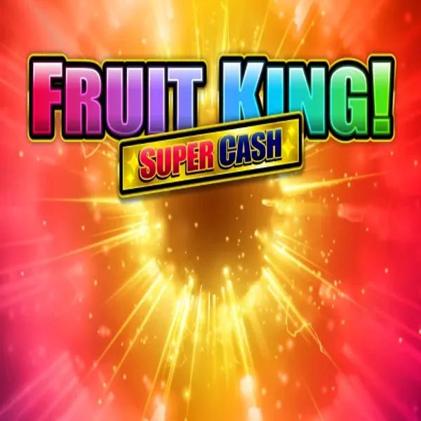 Fruit King Super Cash slot logo by Greentube at Stonevegas Casino
