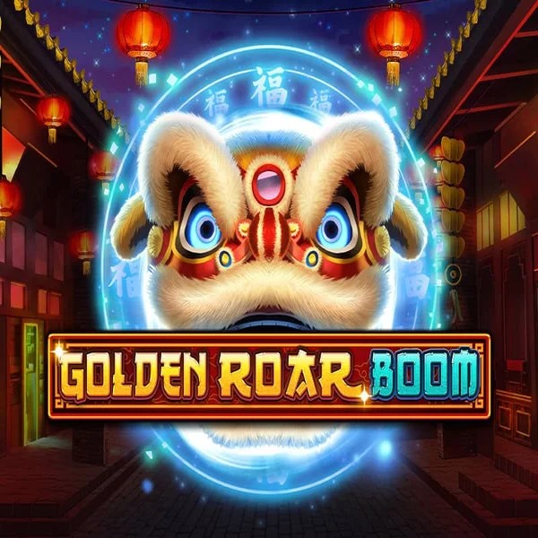 Golden Roar BOOM slot logo by Greentube at Stonevegas Casino