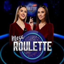 Mega Roulette online game logo by Pragmatic Play on stonevegas.eu.com