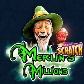 Lottery logo of Merlin's Millions Scratch from NextGen Gaming at Stonevegas Casino