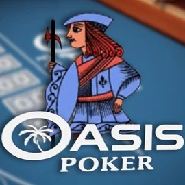 Oasis Poker casino game by Nucleus Gaming – featured logo at Stonevegas Casino