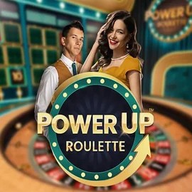 Official Live Casino logo: PowerUP Roulette by Pragmatic Play at Stonevegas Casino