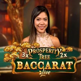 Official Live Casino logo: Prosperity Tree Baccarat by Evolution at Stonevegas Casino