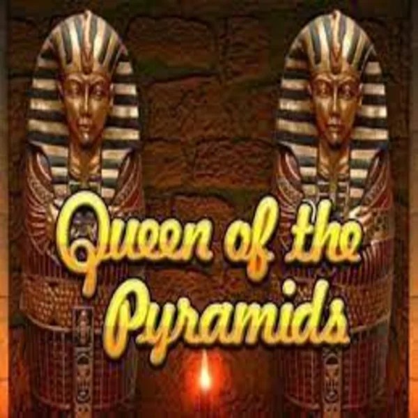 Queen of the Pyramids slot logo by Playtech at Stonevegas Casino
