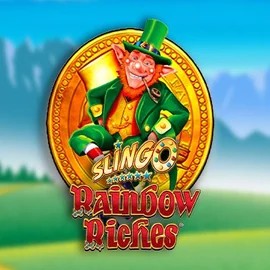 Slingo Rainbow Riches logo by Gaming Realms Stonevegas Casino