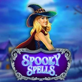 Spooky Spells logo by Novomatic at Stonevegas Casino