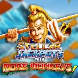 Stellar Jackpots with More Monkeys casino game by Lightning Box Game – featured logo at Stonevegas Casino
