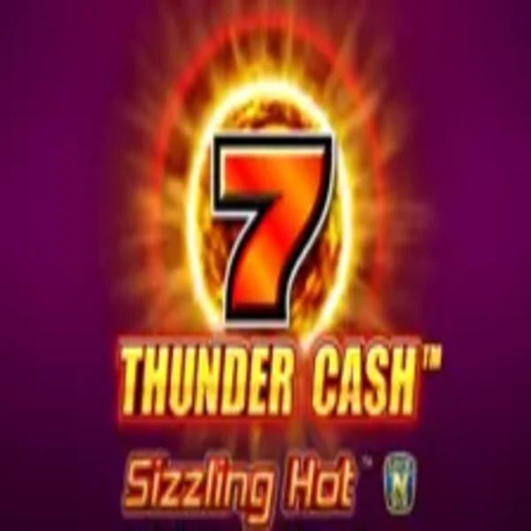 Thunder Cash Sizzling Hot online game logo by Novomatic on stonevegas.eu.com